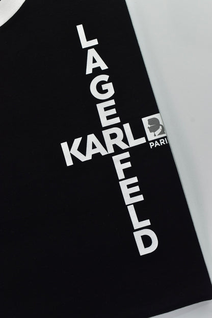 CAMISETA KARL LAGERFELD COLECCION ORIGINAL NEGRO C0166