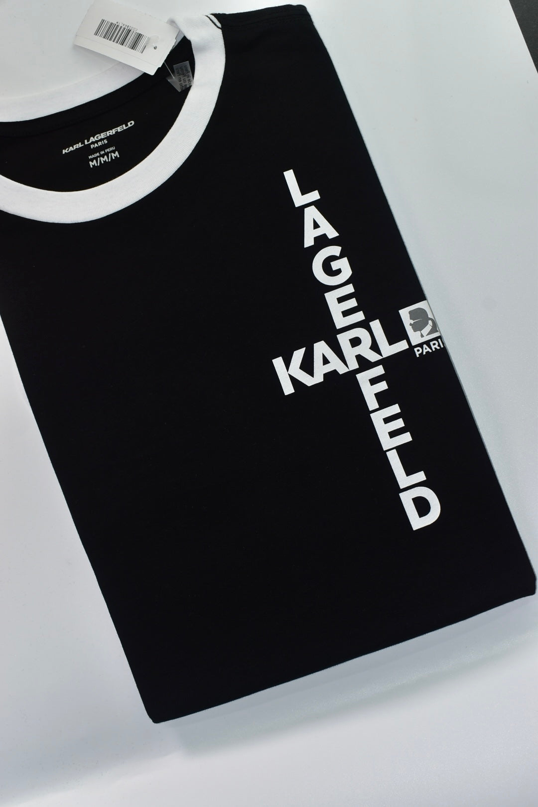 CAMISETA KARL LAGERFELD COLECCION ORIGINAL NEGRO C0166