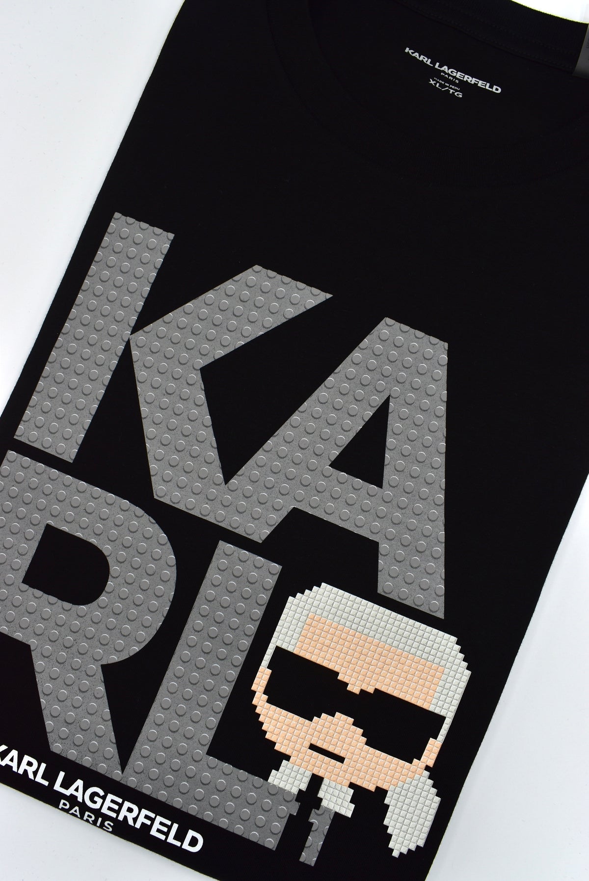 CAMISETA KARL LAGERFELD COLECCION ORIGINAL NEGRO C0167