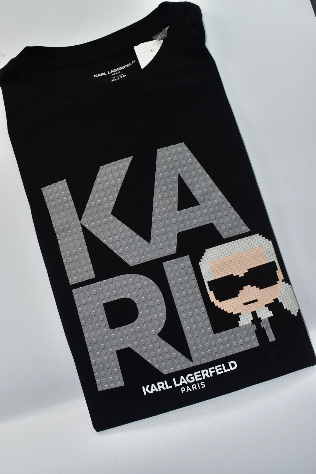 CAMISETA KARL LAGERFELD COLECCION ORIGINAL NEGRO C0167