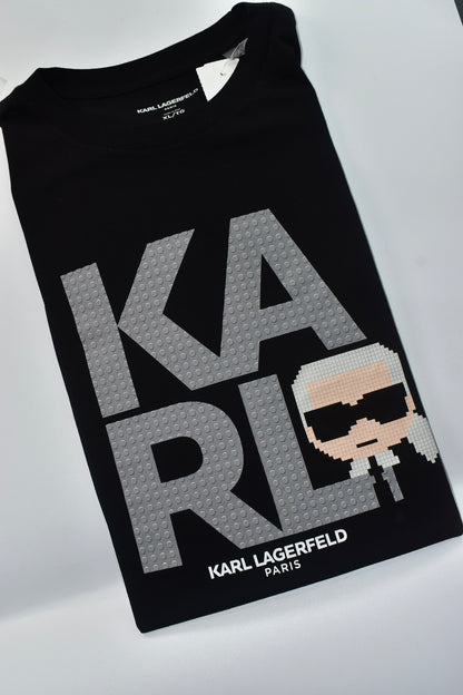 CAMISETA KARL LAGERFELD COLECCION ORIGINAL NEGRO C0167