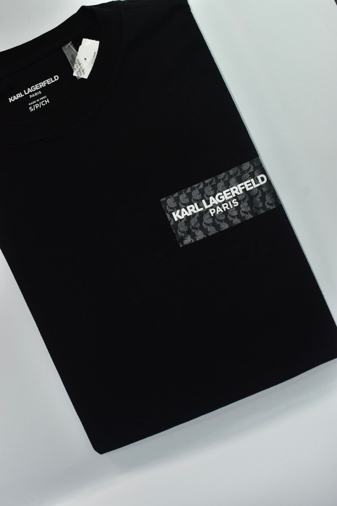 CAMISETA KARL LAGERFELD COLECCION ORIGINAL NEGRO C0168