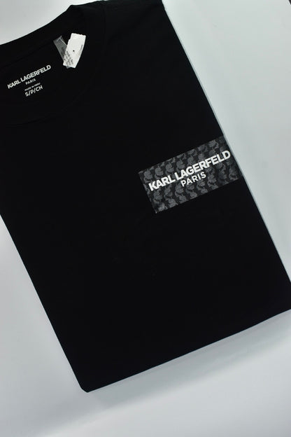 CAMISETA KARL LAGERFELD COLECCION ORIGINAL NEGRO C0168