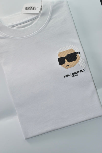 CAMISETA KARL LAGERFELD COLECCION ORIGINAL BLANCO C0180