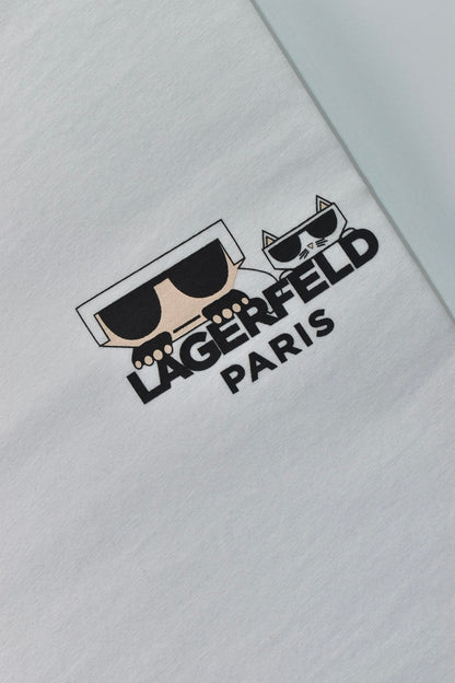 CAMISETA KARL LAGERFELD COLECCION ORIGINAL BLANCO C0273