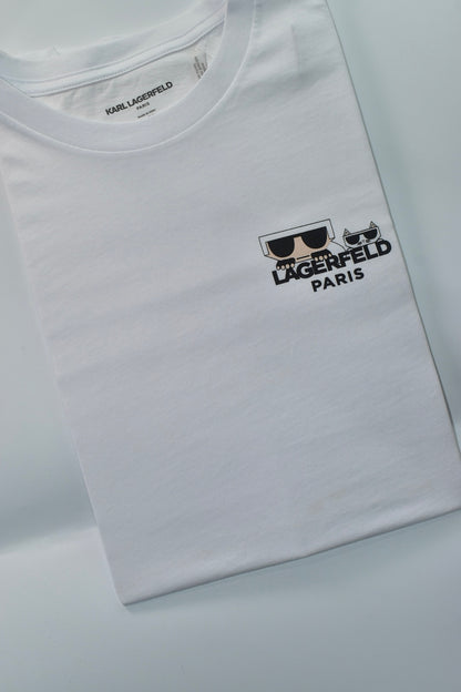 CAMISETA KARL LAGERFELD COLECCION ORIGINAL BLANCO C0273