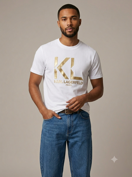 CAMISETA KARL LAGERFELD COLECCION ORIGINAL BLANCO C0274