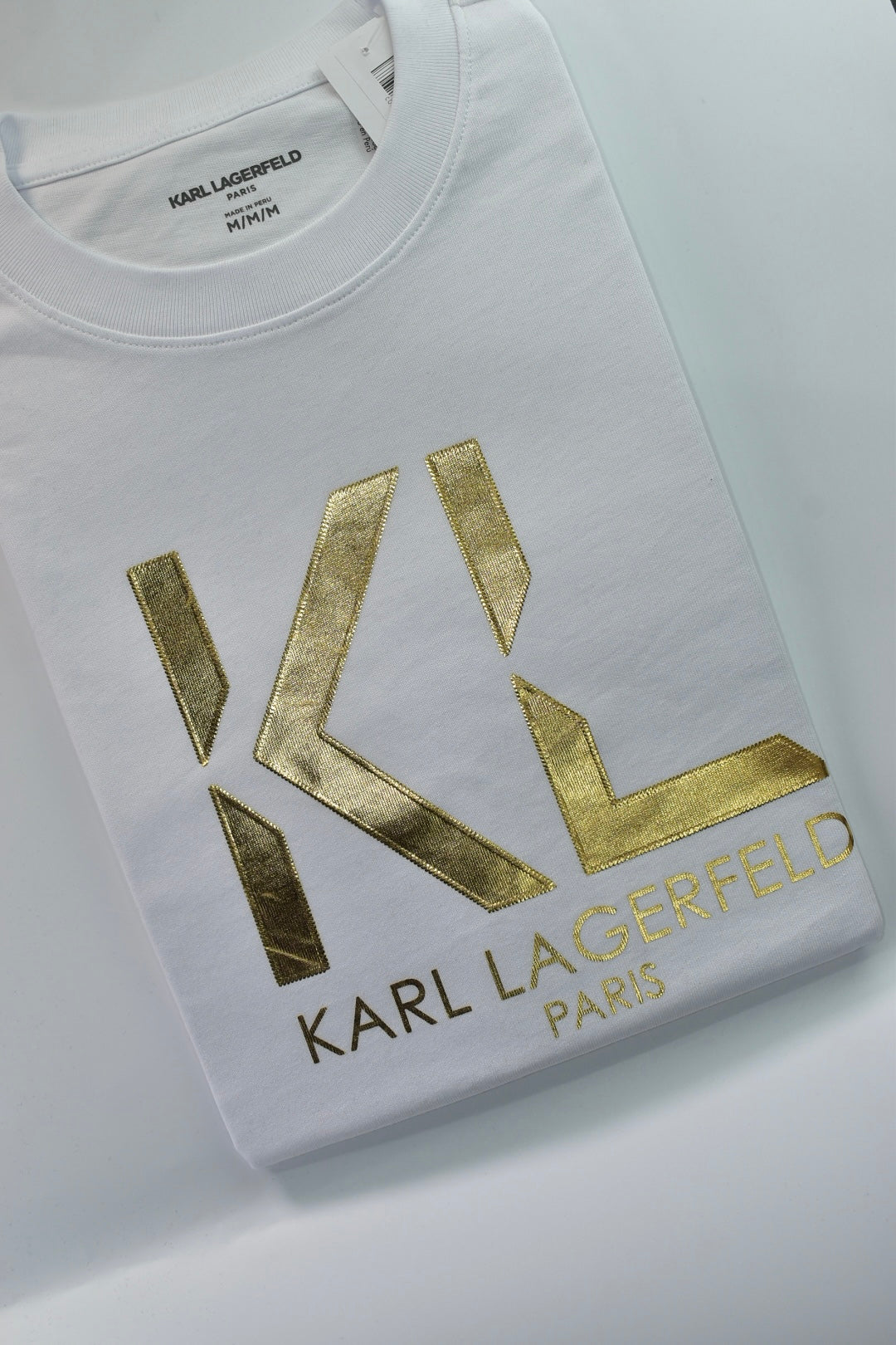 CAMISETA KARL LAGERFELD COLECCION ORIGINAL BLANCO C0274