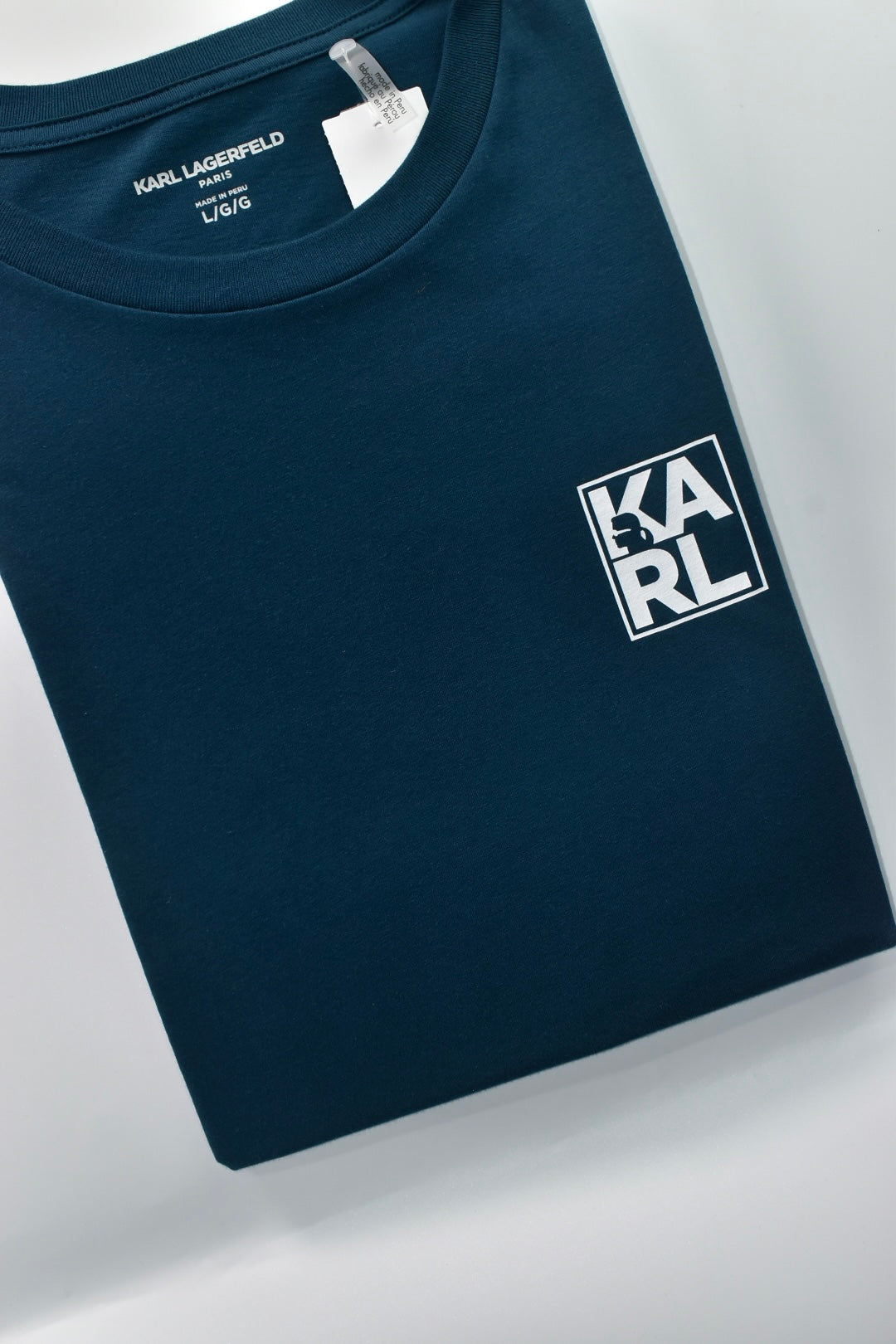 CAMISETA KARL LAGERFELD COLECCION ORIGINAL AZUL MARINO