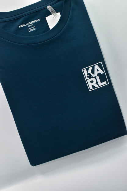 CAMISETA KARL LAGERFELD COLECCION ORIGINAL AZUL MARINO