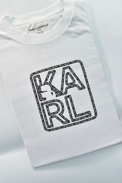 CAMISETA KARL LAGERFELD COLECCION ORIGINAL BLANCO C0279
