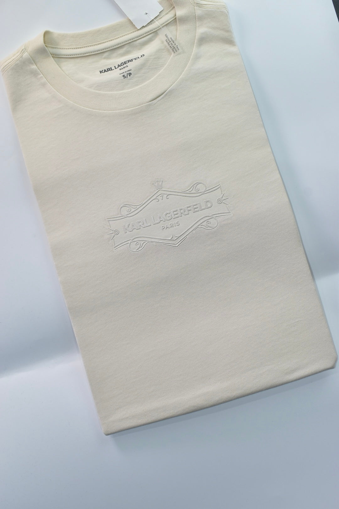 CAMISETA KARL LAGERFELD COLECCION ORIGINAL BEIGE
