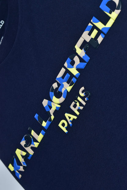 CAMISETA KARL LAGERFELD COLECCION ORIGINAL AZUL PRUSIA