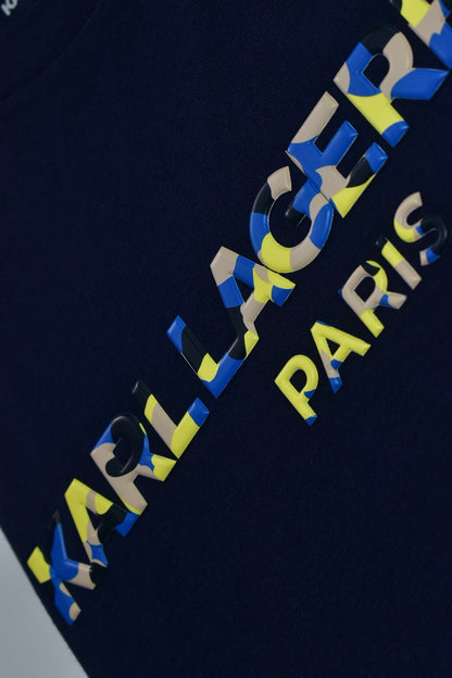 CAMISETA KARL LAGERFELD COLECCION ORIGINAL AZUL PRUSIA