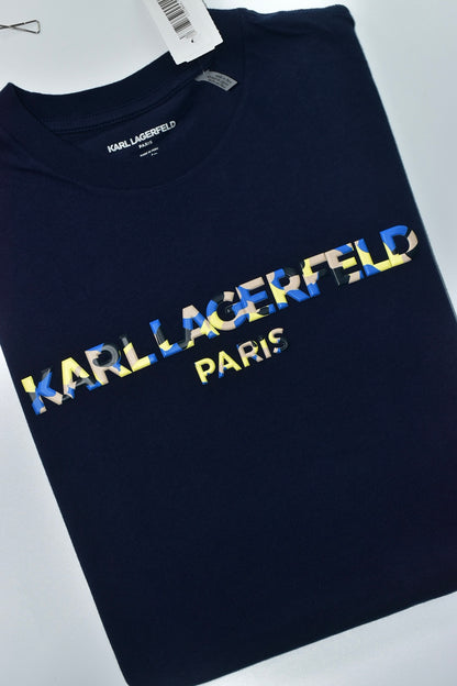 CAMISETA KARL LAGERFELD COLECCION ORIGINAL AZUL PRUSIA