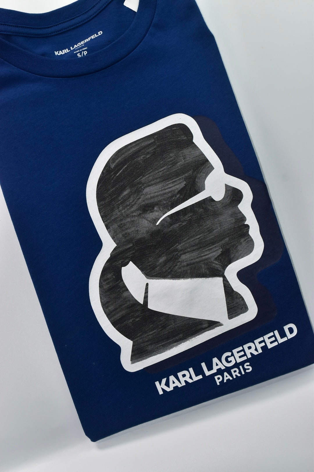 CAMISETA KARL LAGERFELD COLECCION ORIGINAL AZUL INDIGO