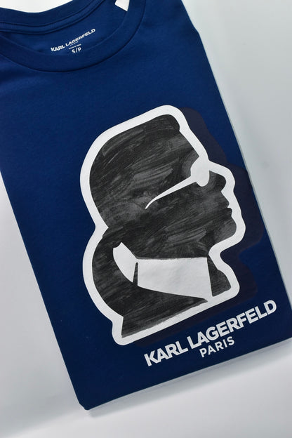 CAMISETA KARL LAGERFELD COLECCION ORIGINAL AZUL INDIGO