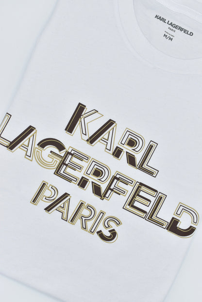 CAMISETA KARL LAGERFELD COLECCION ORIGINAL BLANCO C0288