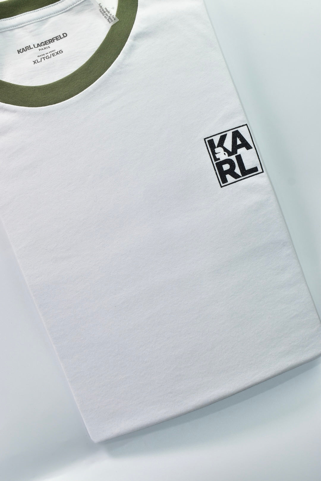 CAMISETA KARL LAGERFELD COLECCION ORIGINAL BLANCO C0293
