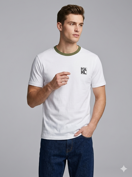 CAMISETA KARL LAGERFELD COLECCION ORIGINAL BLANCO C0293