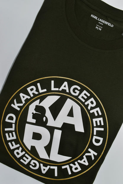 CAMISETA KARL LAGERFELD COLECCION ORIGINAL VERDE MUSGO C0296