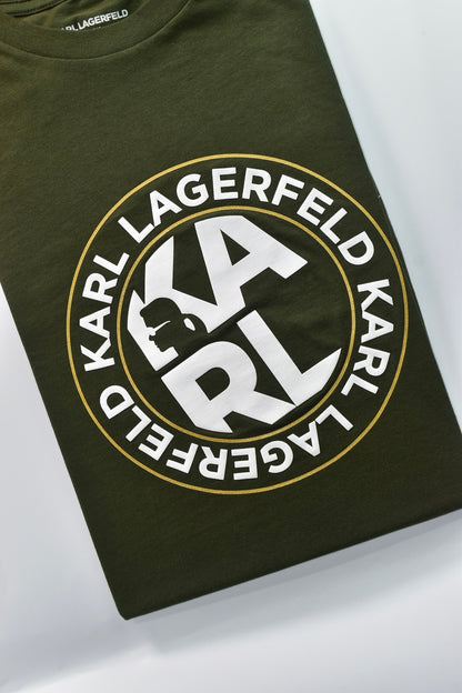 CAMISETA KARL LAGERFELD COLECCION ORIGINAL VERDE MUSGO C0296