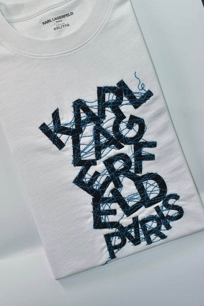 CAMISETA KARL LAGERFELD COLECCION ORIGINAL BLANCO C0297