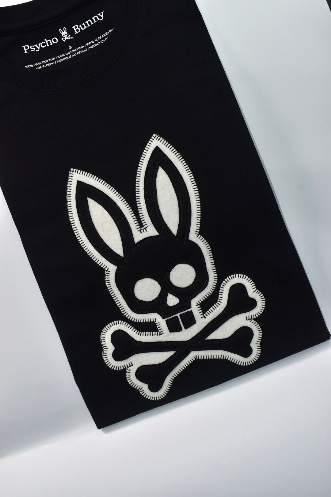 CAMISETA PSYCHO BUNNY COLECCION ORIGINAL NEGRO