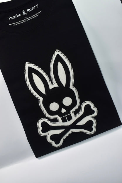 CAMISETA PSYCHO BUNNY COLECCION ORIGINAL NEGRO