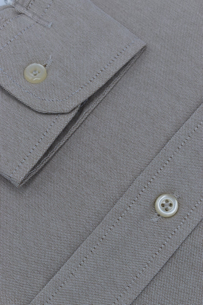 CAMISA MANGA LARGA HUGO BOSS BEIGE