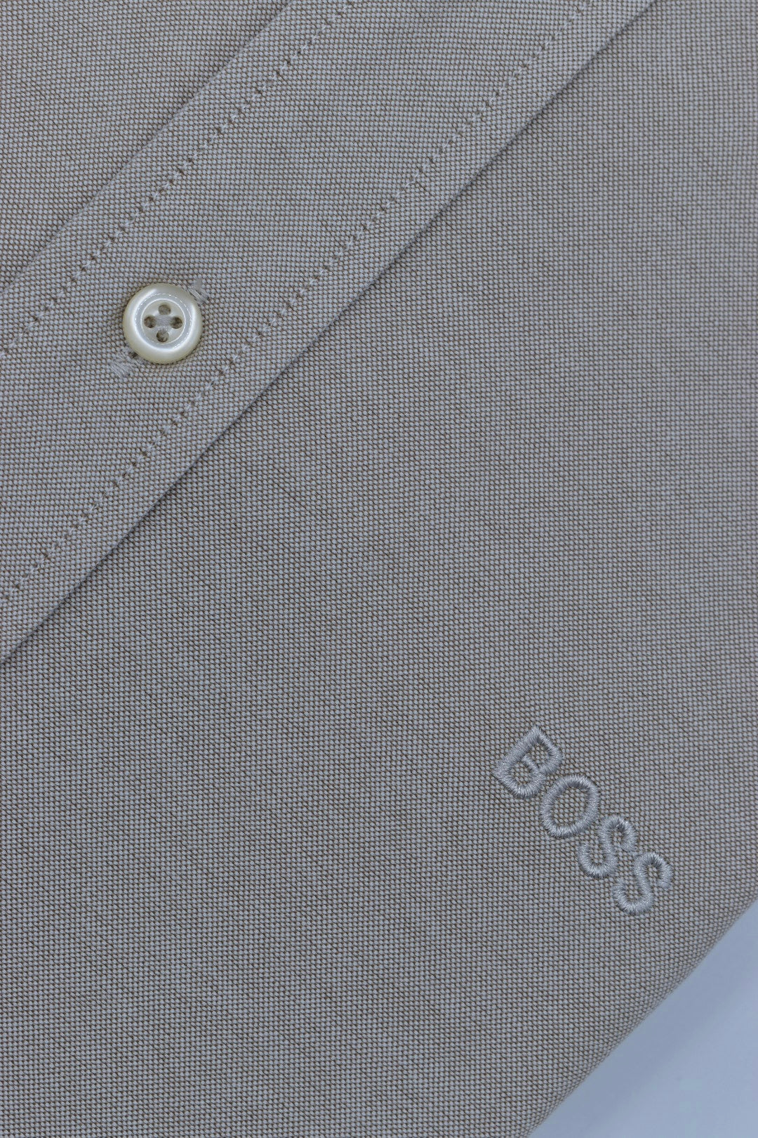 CAMISA MANGA LARGA HUGO BOSS BEIGE
