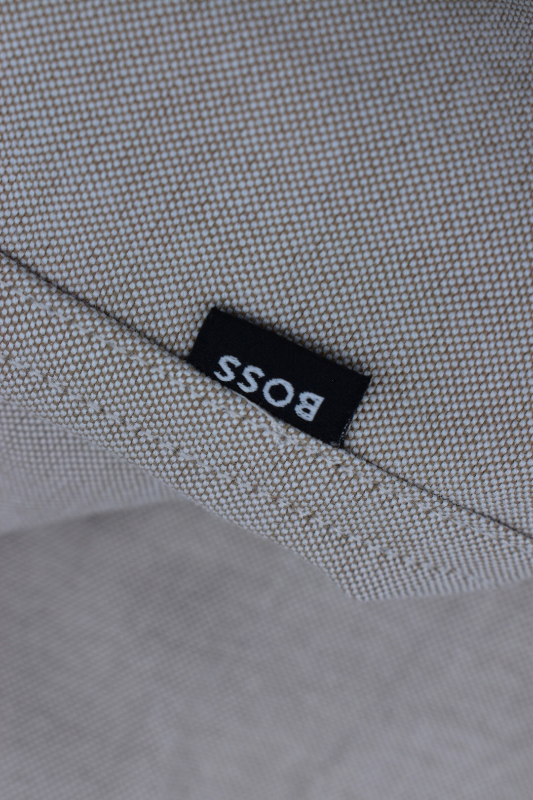 CAMISA MANGA LARGA HUGO BOSS BEIGE