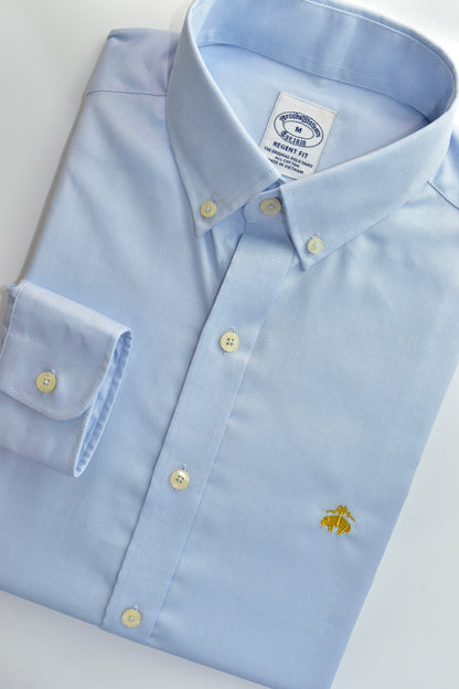 CAMISA MANGA LARGA BROOKS BROTHERS AZUL CIELO