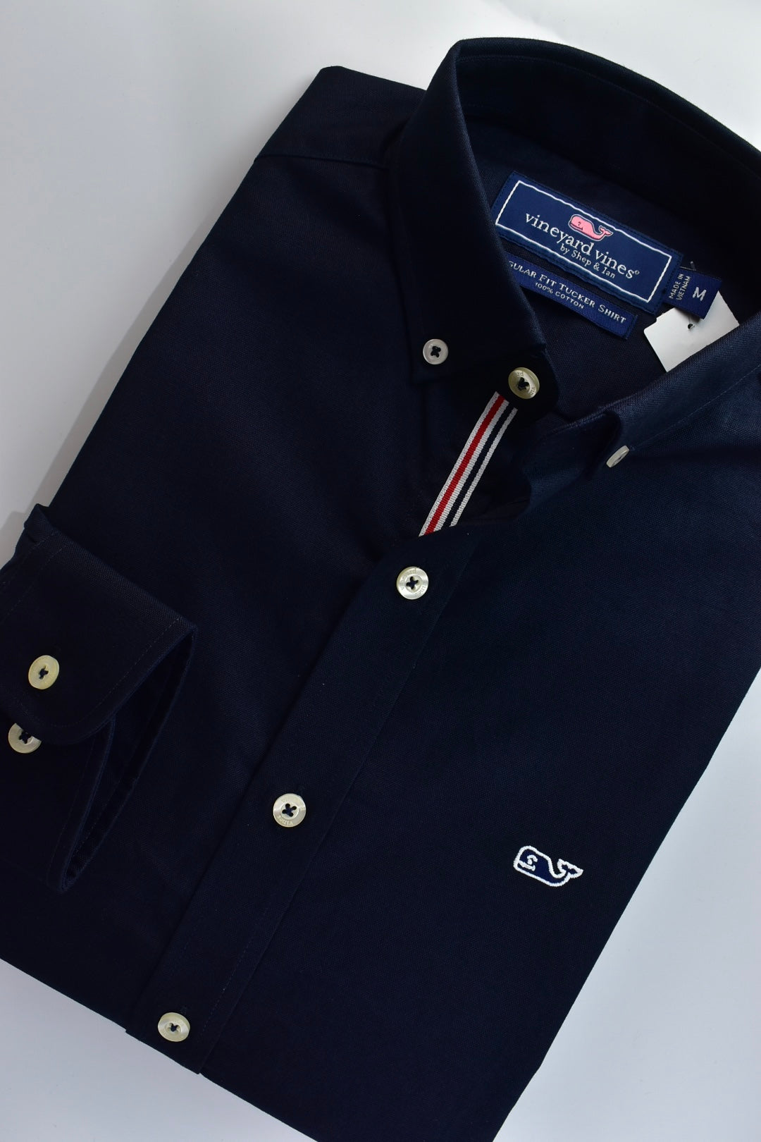 CAMISA MANGA LARGA VINEYARD VINES AZUL OSCURO