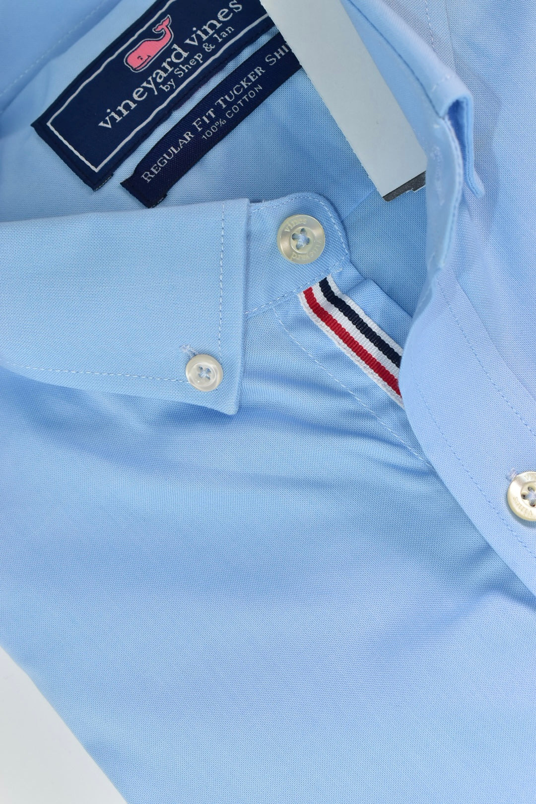 CAMISA MANGA LARGA VINEYARD VINES AZUL CELESTE
