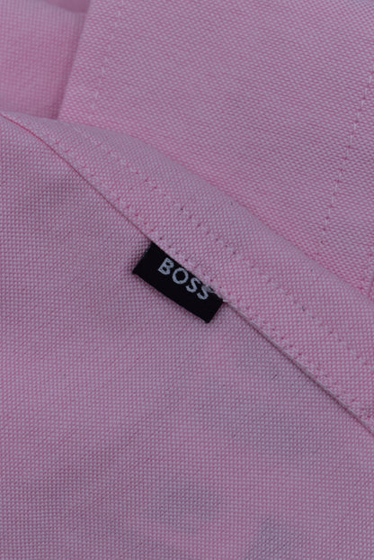 CAMISA MANGA LARGA HUGO BOSS ROSADO