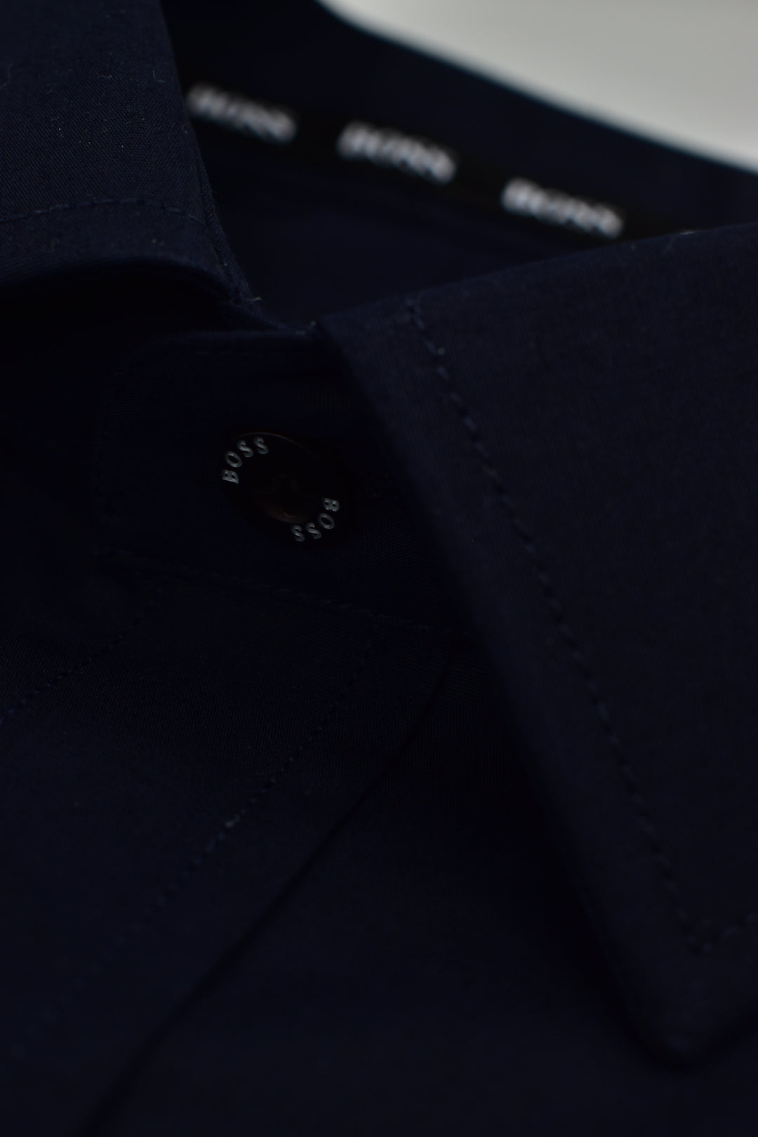 CAMISA MANGA LARGA HUGO BOSS AZUL OSCURO