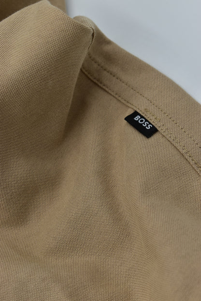CAMISA MANGA LARGA HUGO BOSS CAFE CLARO
