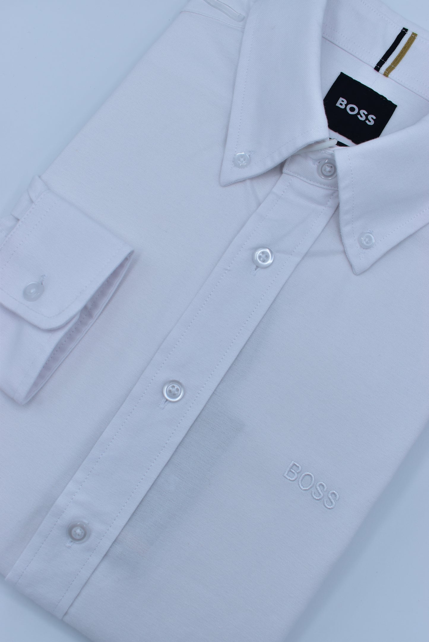 CAMISA MANGA LARGA HUGO BOSS BLANCO