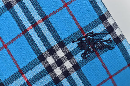 CAMISA MANGA LARGA BURBERRY CUADROS AZUL OSCURO