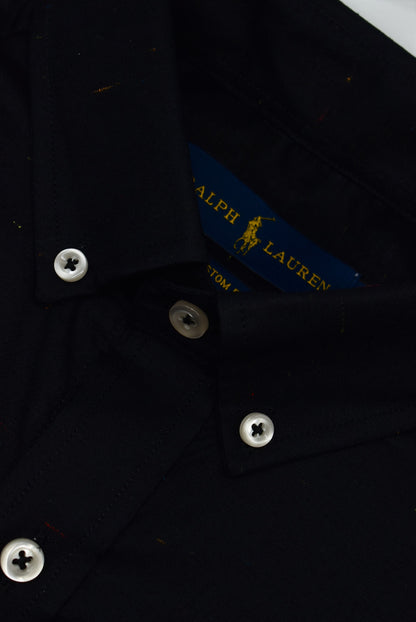 CAMISA MANGA LARGA POLO RALPH LAUREN  (PRL) NEGRO CHISPIADO