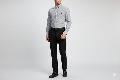 CAMISA MANGA LARGA POLO RALPH LAUREN  (PRL) GRIS
