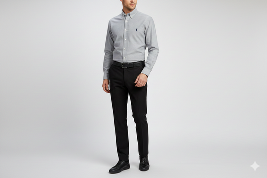 CAMISA MANGA LARGA POLO RALPH LAUREN  (PRL) GRIS