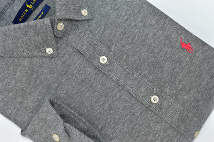 CAMISA MANGA LARGA POLO RALPH LAUREN  (PRL) GRIS