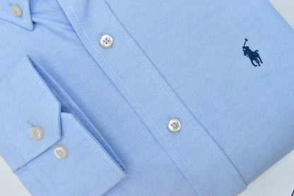 CAMISA MANGA LARGA POLO RALPH LAUREN  (PRL) AZUL GRISACEO