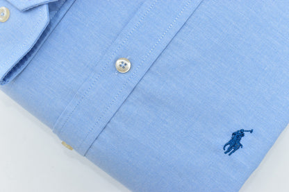CAMISA MANGA LARGA POLO RALPH LAUREN  (PRL) AZUL GRISACEO
