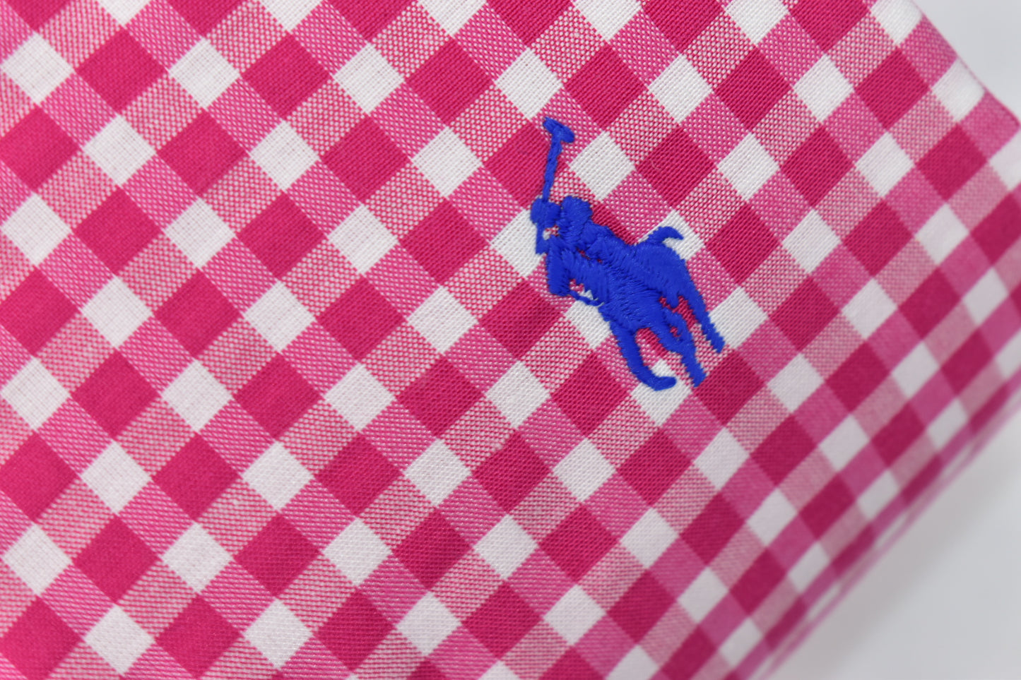 CAMISA MANGA LARGA POLO RALPH LAUREN  (PRL) FUCSIA CUADROS BLANCO