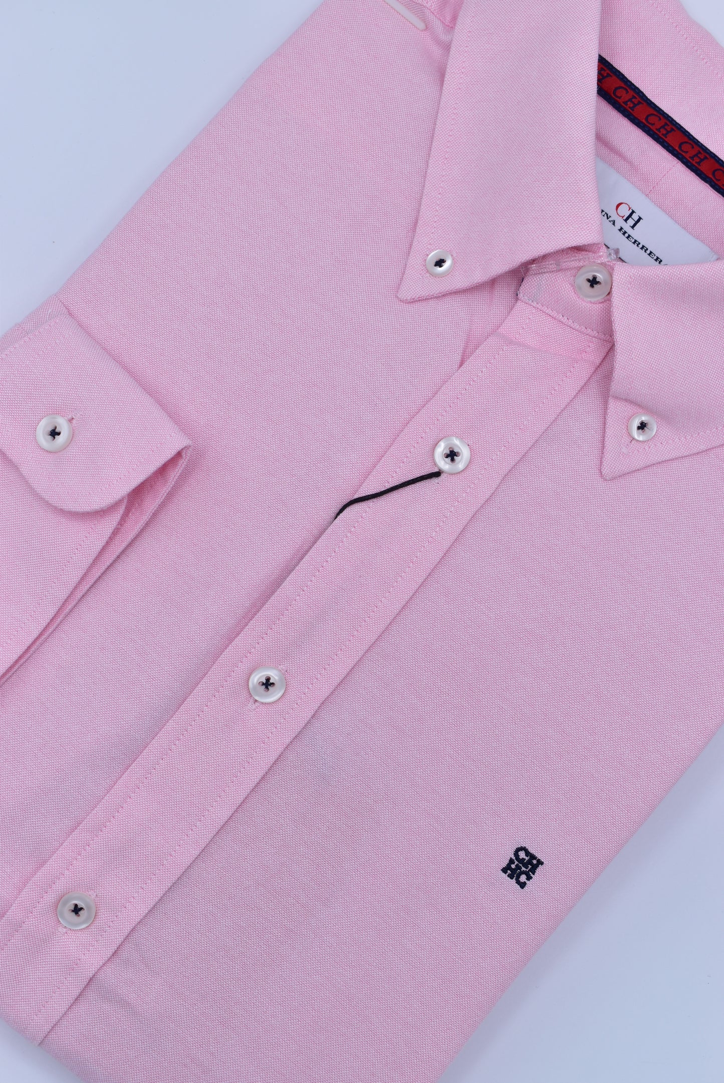 CAMISA MANGA LARGA CAROLINA HERRERA ROSA ESTANDAR