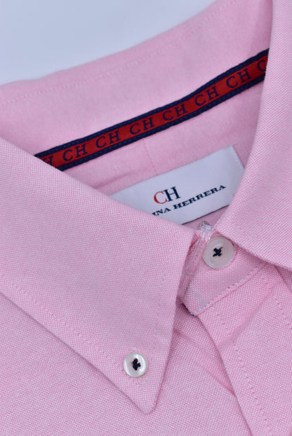 CAMISA MANGA LARGA CAROLINA HERRERA ROSA ESTANDAR