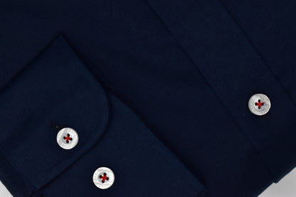 CAMISA MANGA LARGA CAROLINA HERRERA AZUL OSCURO